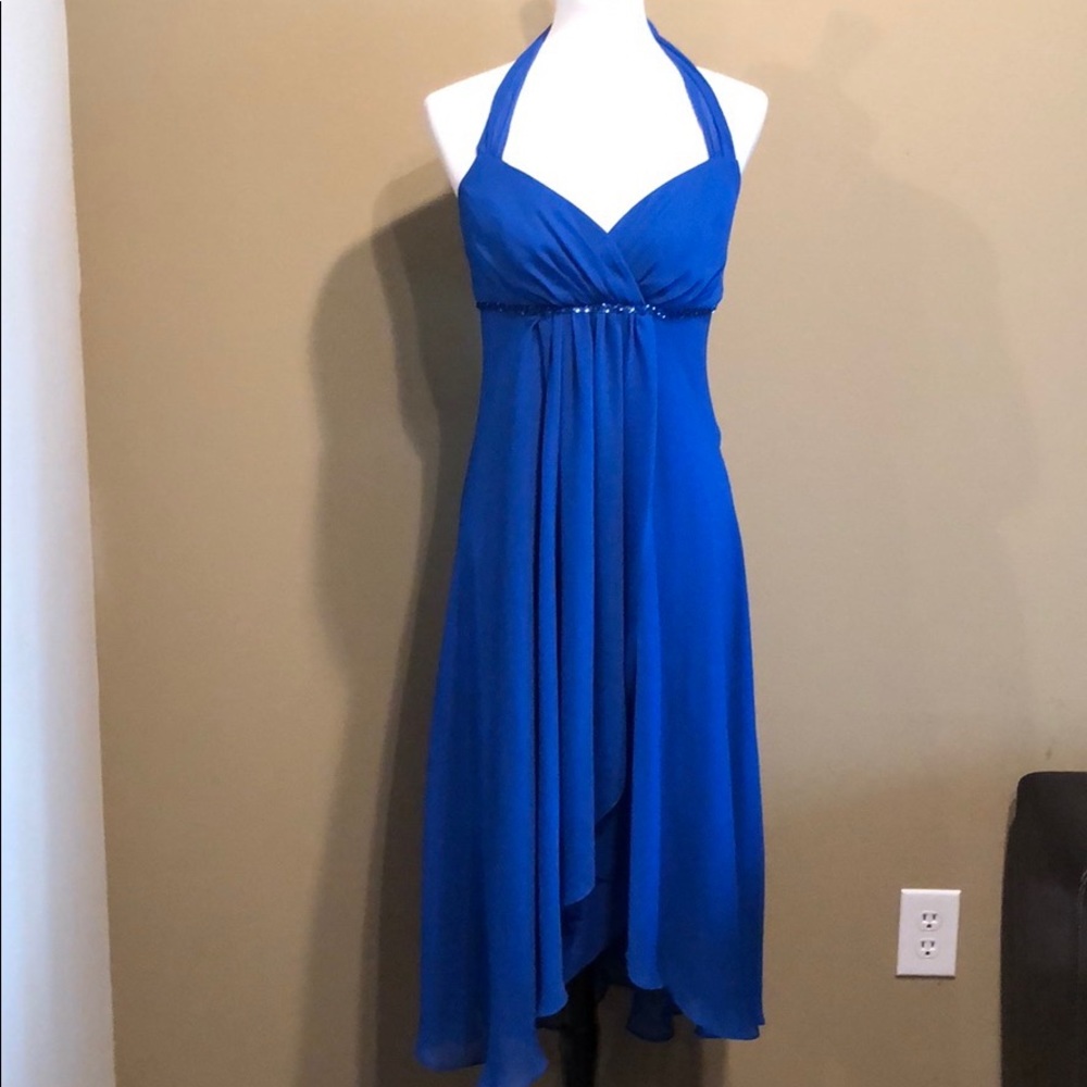 David’s Bridal Halter Bridesmaid Gown NWT
